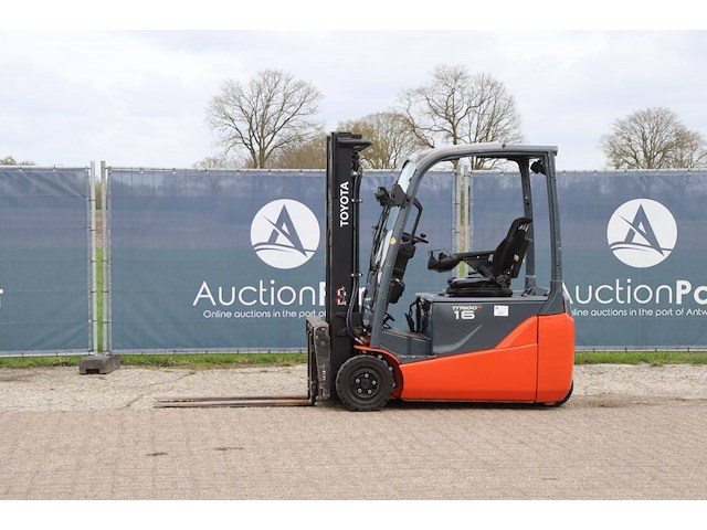 Heftruck toyota 8fbe16t elektrisch 1600kg 3.3m 2018 - afbeelding 1 van  1