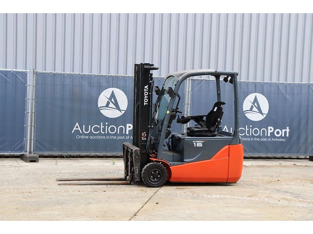 Heftruck toyota 8fbe16t elektrisch 1600kg 3.3m 2018 - afbeelding 1 van  1