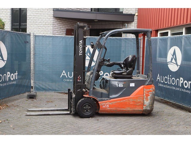 Heftruck toyota 8fbe16t elektrisch 1600kg 3.3m 2019 - afbeelding 1 van  1