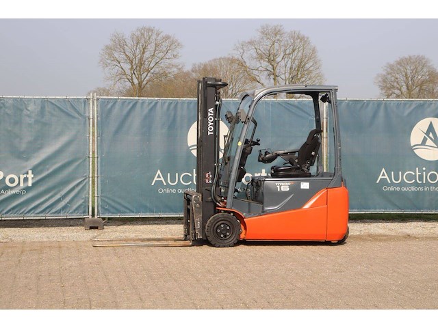 Heftruck toyota 8fbe16t elektrisch 1600kg 3m 2018 - afbeelding 1 van  1