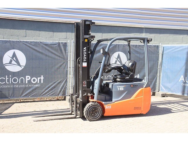 Heftruck toyota 8fbe16t elektrisch 1600kg 5.5m 2016 - afbeelding 1 van  1