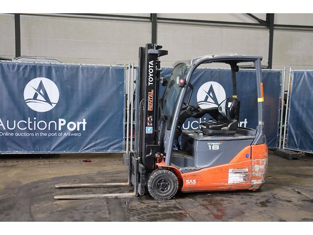 Heftruck toyota 8fbe18t elektrisch 1800kg 3.3m 2016 - afbeelding 1 van  1