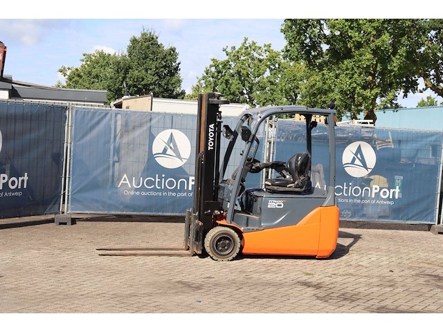 Heftruck toyota 8fbe20t elektrisch 2000kg 3.3m 2017 - afbeelding 1 van  1