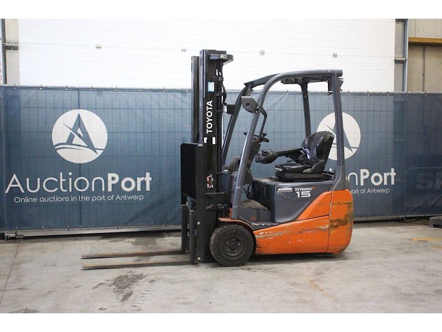 Heftruck toyota 8fbet15 elektrisch 1500kg 5.0m 2014 - afbeelding 1 van  1