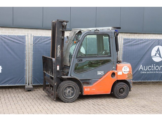 Heftruck toyota t02-8fdf30 diesel 3000kg 3.7m 2020 - afbeelding 1 van  1