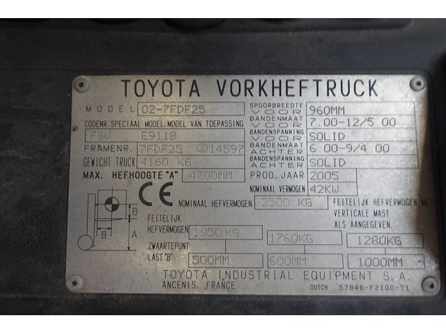 Heftruck toyota - afbeelding 10 van  12