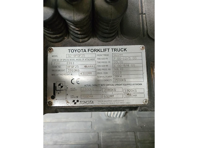 Heftruck toyota - afbeelding 16 van  16