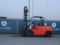Heftruck yale dfg-5.0m diesel 4950kg 1987 - afbeelding 1 van  1