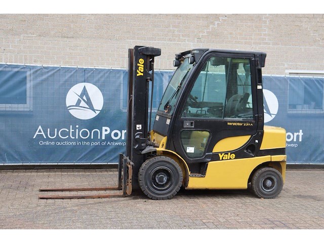 Heftruck yale gdp25vx e2170 diesel 2350kg 4.95m 2014 - afbeelding 1 van  1