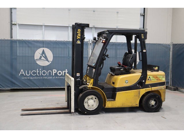 Heftruck yale gdp35vx diesel 3140kg 4.91m 2011 - afbeelding 1 van  1