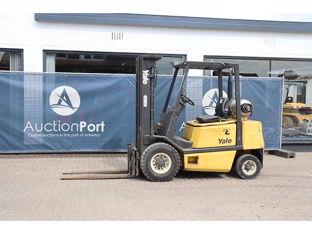 Heftruck yale glp25-e2185 lpg 2500kg 4.85m 1991 - afbeelding 1 van  1