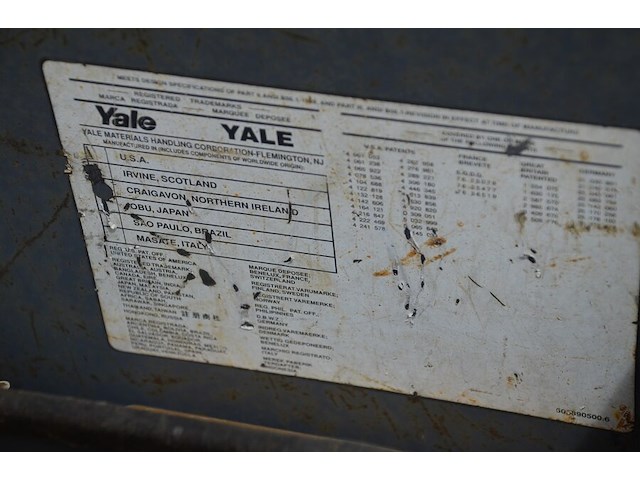 Heftruck yale op diesel (defect) - afbeelding 5 van  20