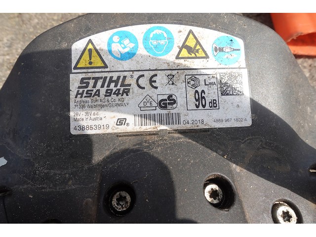 Heggenschaar stihl - afbeelding 4 van  5