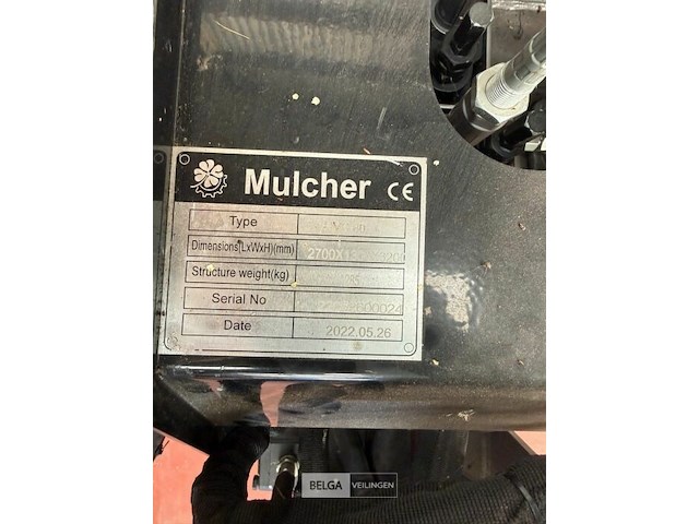Heggeschaar mulcher hms-80 l270 cm - afbeelding 7 van  9