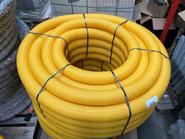 Hegler euro drain rol kunststof drainagebuis 100 mm - afbeelding 1 van  2