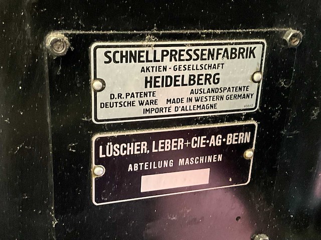 Heidelberg degelpers hotfoil - afbeelding 7 van  14