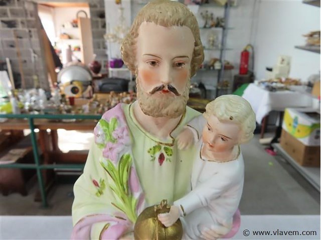 Heilig porseleinen beeld h 36cm - afbeelding 2 van  3