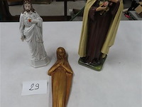 Heilige beelden 3 stuks