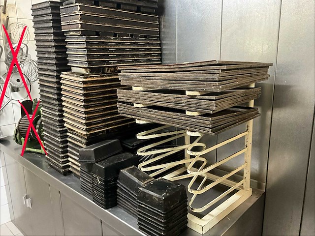 Hein complete bakkerijoven 4 etages - rvs kar - 150+ toebehoren - afbeelding 13 van  27