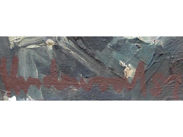 Hein vandervoort - bye bye sweetheart - olie op doek - 136x202 cm - afbeelding 2 van  2