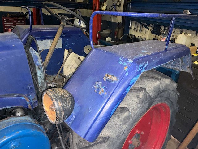Heinrich lanz bulldog antieke tractor - afbeelding 6 van  31