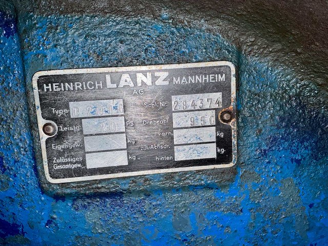 Heinrich lanz bulldog antieke tractor - afbeelding 21 van  31
