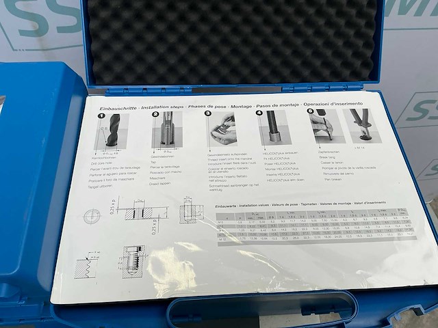 Helicoil plus schroefdraadreparatie assortiment (4x) - afbeelding 2 van  9