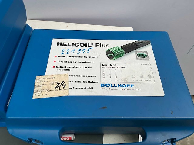 Helicoil plus schroefdraadreparatie assortiment (4x) - afbeelding 4 van  9