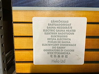 Helo lumi hot top wandmodel 1707-45-1718 elektrische sauna kachel - afbeelding 3 van  3
