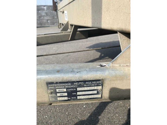 Helpo - 2006 - 27t - aanhangwagen - afbeelding 12 van  12