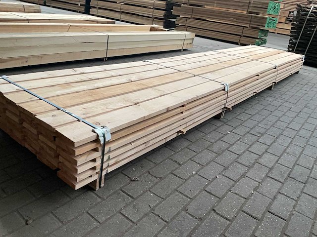 Hemlockspar planken 26x145 mm (36x) - afbeelding 3 van  5