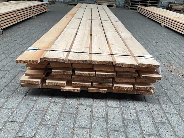 Hemlockspar planken 26x145 mm (36x) - afbeelding 1 van  5