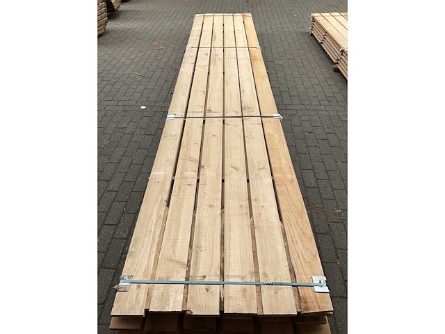 Hemlockspar planken 26x145 mm (36x) - afbeelding 4 van  5