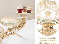 Hemoton kristallen serving stand - afbeelding 3 van  4