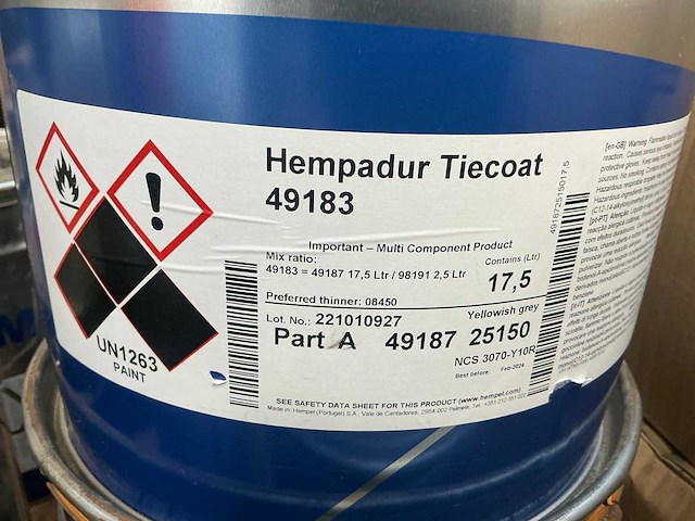 Hempel hempadur tiecoat (5x) - afbeelding 2 van  3