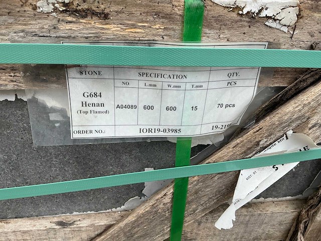 Henan top flamed natuursteen tuintegel ca. 66,6m2 - afbeelding 3 van  3