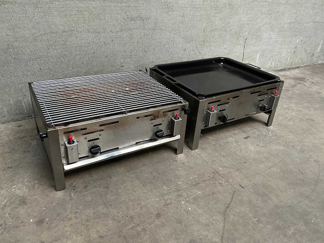 Hendi - grill master maxi - gasbarbecue (2x) - afbeelding 1 van  5
