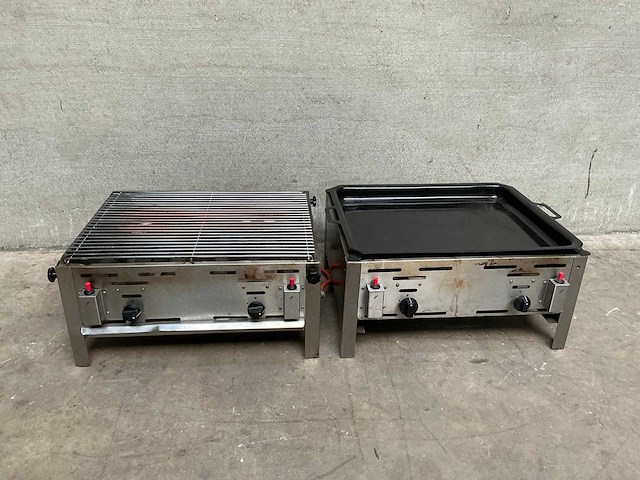 Hendi - grill master maxi - gasbarbecue (2x) - afbeelding 2 van  5
