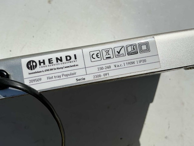 Hendi 209509 warmhoudplaten (2x) - afbeelding 3 van  4