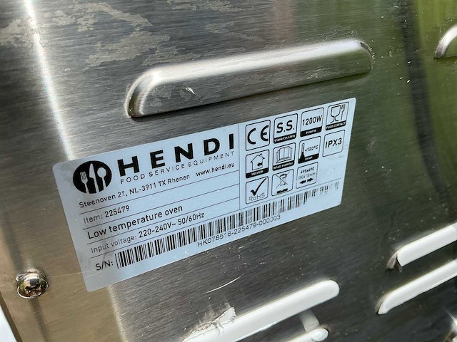 Hendi 225479 warmhoudkast - afbeelding 6 van  6