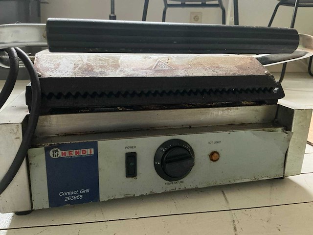 Hendi 263655 paninigrill - afbeelding 1 van  2