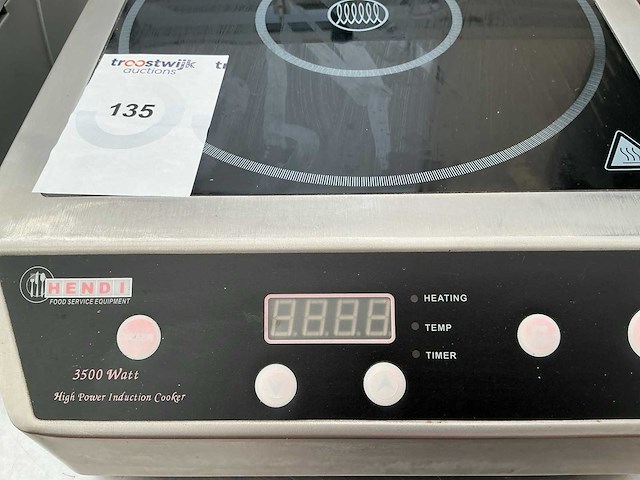 Hendi 3500 watt inductie kookplaat - afbeelding 2 van  3