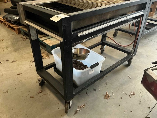 Hendi europa 6-brander mobiele gas bbq - afbeelding 2 van  6