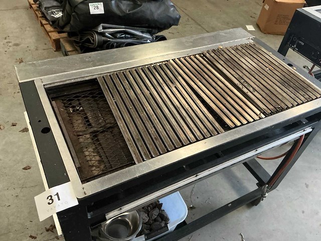 Hendi europa 6-brander mobiele gas bbq - afbeelding 4 van  6