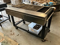 Hendi europa 6-brander mobiele gas bbq - afbeelding 5 van  6