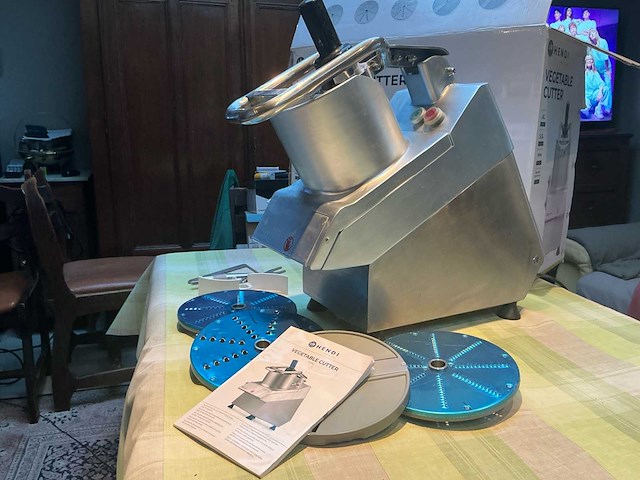 Hendi heavy duty 750w groentensnijder - afbeelding 1 van  6