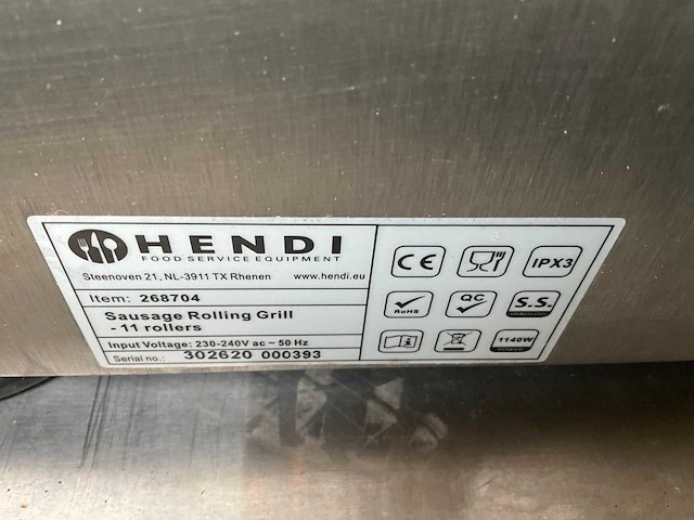 Hendi roterende worstengril - afbeelding 4 van  4