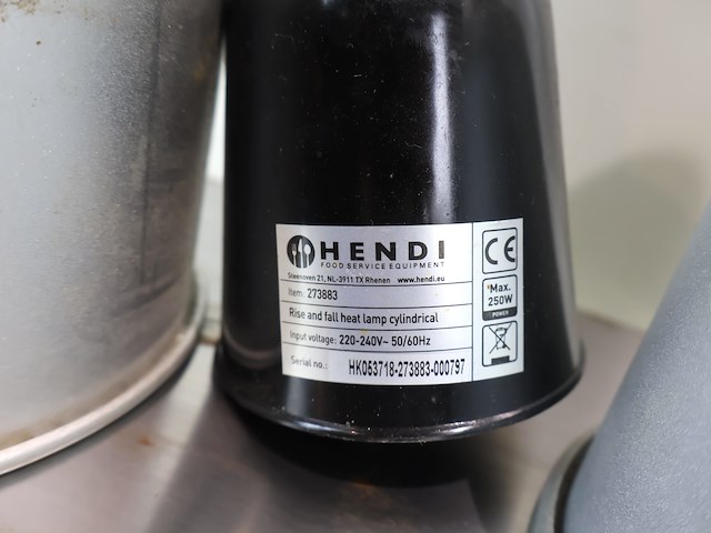 Hendi warmhoudlamp (x2) - afbeelding 3 van  9