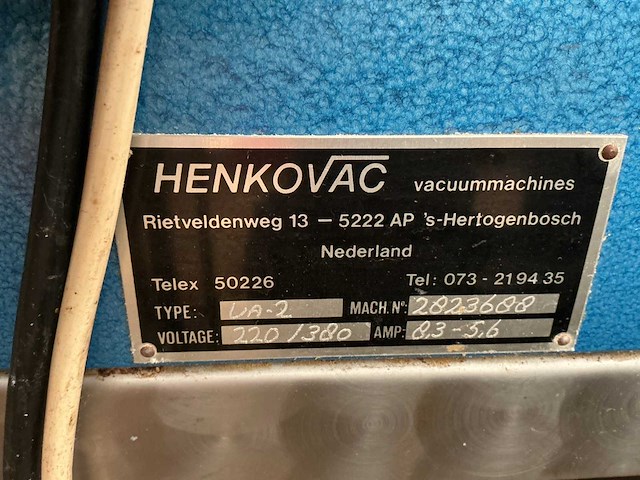 Henkovac va-2 vacuümmachine - afbeelding 3 van  3