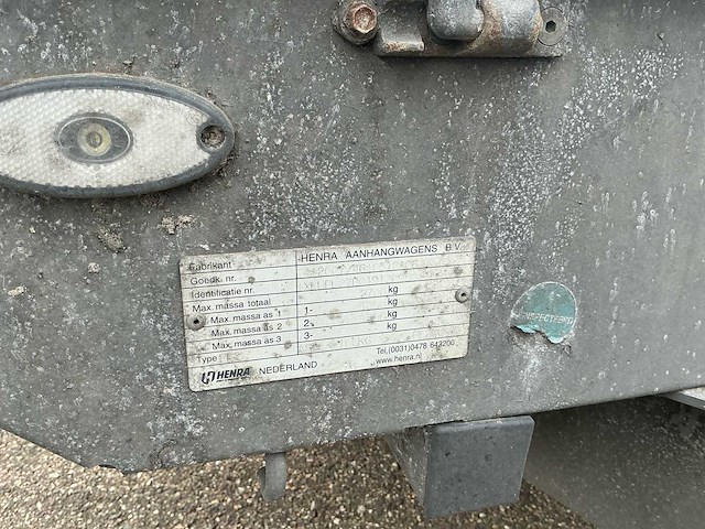 Henra - 2019 - pl27c - aanhangwagen - afbeelding 4 van  8